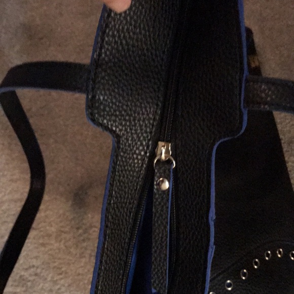 Kate Landry navy unlined TOTE bag NWT - Picture 8 of 11